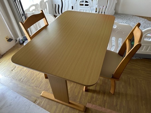 ダイニングテーブルセット※回転椅子4脚