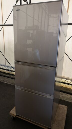 東芝 TOSHIBA 冷蔵庫 330L 3ドア GR-H34S 2016年 自動製氷機付