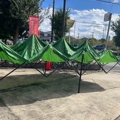 ネイビー ワンタッチタープテント 3×6m  