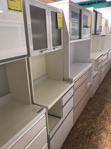 パモウナ　レンジボード　ホワイト　クリーニング済み　ジャングルジャングル貝塚店　貝塚市　二色浜