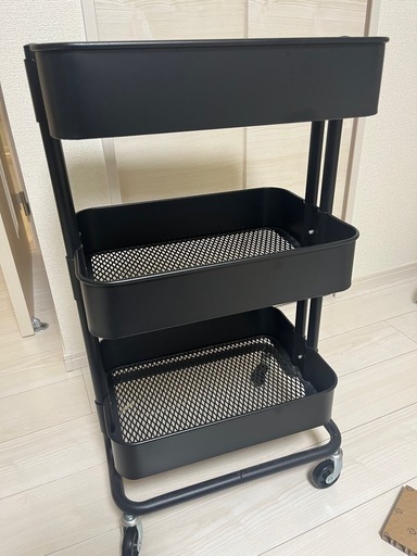 IKEA 3段ラック　キャスター付