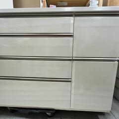 大川家具 レンジボード ネジダボ×サイレントレール採用の使いやすい 