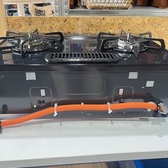 【高年式！】Palomaパロマ ガステーブル 2口コンロ IC-S37-2R 2024年 LPガス用 右強火 あんしんコンロ W56cm