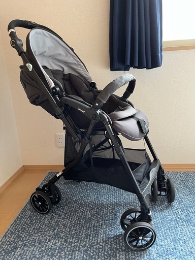 コンビ ベビーカー スゴカルα compact エッグショック ノーブルグレー