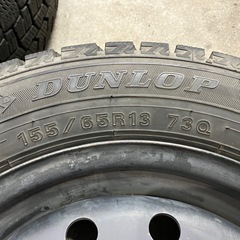 3156】22年 155/65R13 ダンロップ ウインターマックスWM02 ライフ 