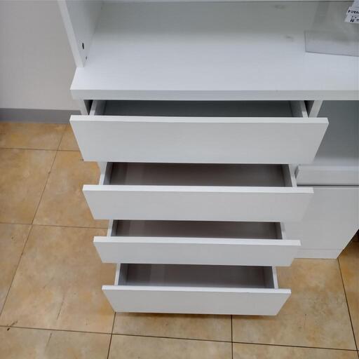 ☆ジモティ割あり☆ レンジボード 白 H190×D43×W100 クリーニング済み