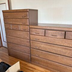 ◇浅川家具 5段チェスト 木製 ウッド 北欧系 引き出し 箪笥 タンス◇
