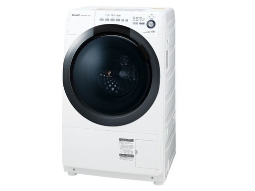 ES-S7D-WL SHARP ドラム式洗濯機