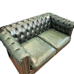 【ヴィンセント】 チェスターフィールドチェア　2人掛け