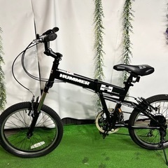 No.240 HUMMER 20インチ 折りたたみ自転車整備済み