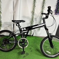 No.240 HUMMER 20インチ 折りたたみ自転車整備済み