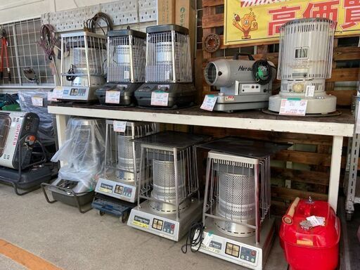 現場や工場などで活躍するジェットヒーターやブルーヒーターなど各種お取扱いございます。税込¥88,000-から【店頭限定引取商品】 【寄楽屋 きらくや 成田本店】