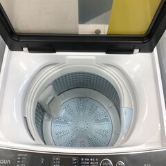 アウトレット！！　AQUA　洗濯機 　AQW-G5PJ　2024年製 　5kg　 全自動洗濯機　ホワイト 一人暮らし 新生活 クリーニング済 堺市 石津【ジャングルジャングルサカイ石津店】