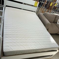 J5301　IKEA　TRYSIL マットレス付ベッドフレーム　クリーニング済　【リユースのサカイ柏店】