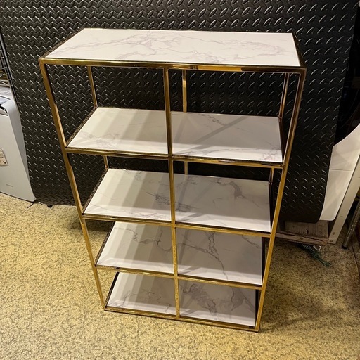 【池上店】Francfrancフランフラン レーヌ シェルフ 2L レーヌシェルフ 4段  ステンレス オープンシェルフ オープンラック バルス