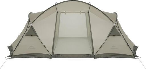 【新品未使用】Naturehike テント 2-4人用 ツールーム 前室付き 軽量 簡単設営 通気性 UVカット 耐水圧2000㎜ 煙突穴 スカート付き