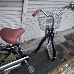 POLLINI[ポリーニ]26吋 ファミリーサイクル 変速なし/LEDオート/ネイビー