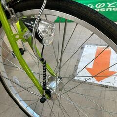 ★店頭にて試乗可★ J5302　シティサイクル　DIVAL　ライトグリーン　26インチ　オートライト　簡易クリーニング済【リユースのサカイ柏店】　 中古自転車 　流山市 中古自転車 松戸市 中古自転車 我孫子市 中古自転車 船橋市 中古自転車 守谷市 中古自転車 取手市 中古自転車　