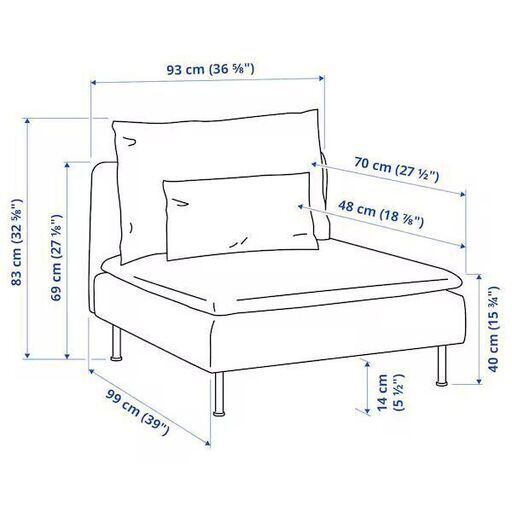 IKEAソファ（ソーデルハムン元値41,990円）