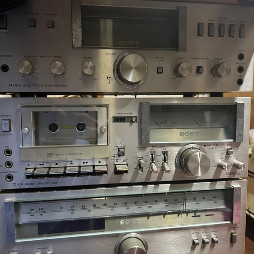 テープデッキ　SONY