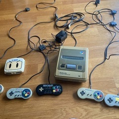 ファミコン、スーファミ、プレステ2本体、カセット
