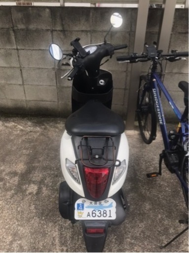 バイク スズキ・レッツ　50cc・ヘルメット付き\n