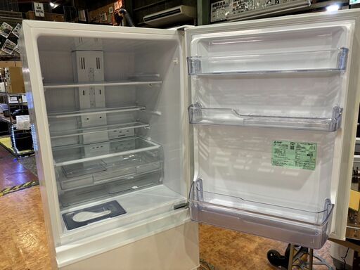 愛品館 市原店】三菱 2022年製 330L 3ドア冷蔵庫 MR-C33G-W【