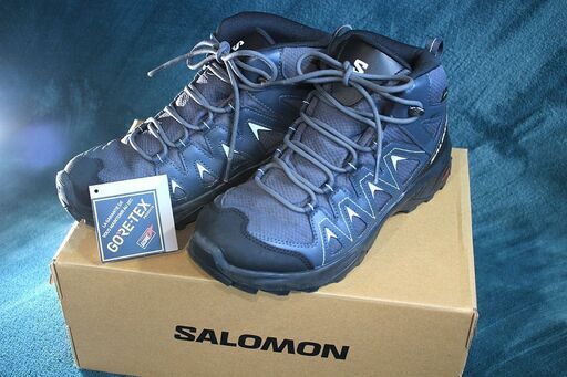 サロモン SALOMON X BRAZE MID GORE-TEX W ゴアテックス 24cm 防水/透湿 トレッキングシューズ ハイキングシューズ 軽量 登山靴 レディース