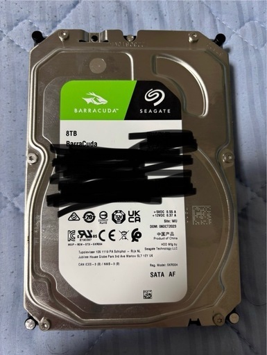 2024年にSEAGATE HDD 8TB 9割新品（動作確認済み、すぐに使用可能） HDD SEAGATE Seagate