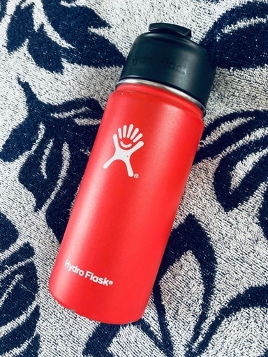 ハイドロフラスク　水筒　ステンレスボトル　473ml 保冷　保温　レッド