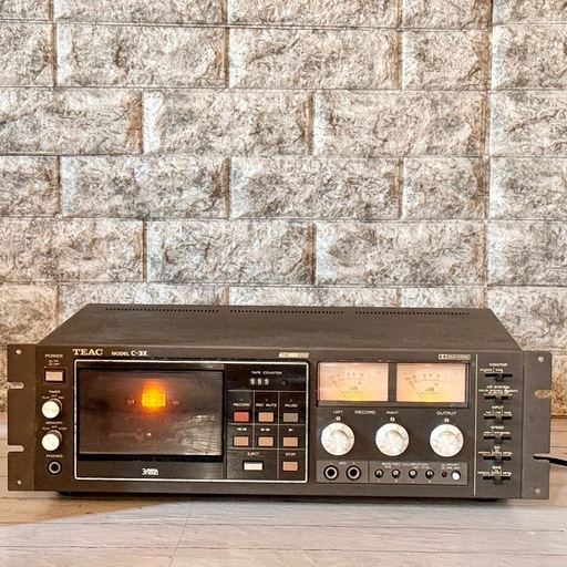 TEAC 3ヘッドステレオカセットデッキ C-3X