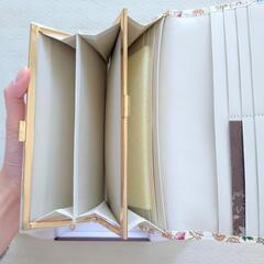 【新品未使用】早い者勝ち⭐️文庫屋大関 口金付き束入れ 枝垂れ花鳥