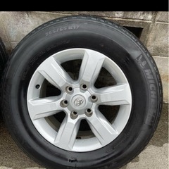 トヨタ 150系 プラド 17インチ 純正ホイール タイヤセット ホイールのみ可】トヨタ 150 ランドクルーザープラド 後期 純正 17in