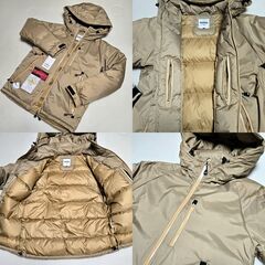 NANGA(ナンガ)AURORA DOWN JACKET(オーロラダウンジャケット)オーロラテックスフーデッドダウンパーカー S ベージュ 超美品 防水 防寒