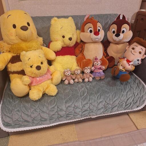 ディズニー ぬいぐるみ セット チップとデール ウッディ プーさん ダッフィー