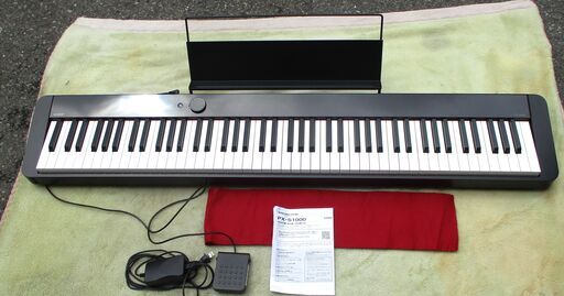 ☆カシオ CASIO Privia PX-S1000 電子ピアノ 88鍵◆2021年製・フットペダル付き