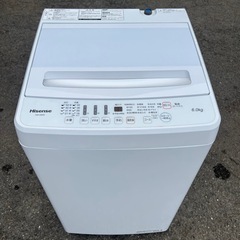 ?☘️大阪市から阪南市まで配達設置無料?ハイセンス洗濯機 6kg