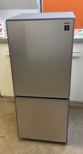 ◉PayPay10還元中＜動作美品＞シャープ  2ドア冷蔵庫137L・プラズマクラスター・つけかえどっちもドア