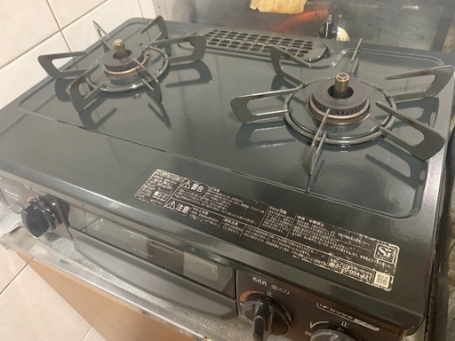 プロパン用ガスコンロ 2口