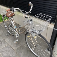 【27インチ自転車】美品❗️6段変速　LEDライト　BAA認定車❗️リヤタイヤ、チェーン新品❗️若林自転車　浜大津店　SALE中❗️