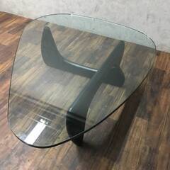🔷🔶🔷 WF1/7　イサム ノグチ テーブル リブロダクト品 ガラステーブル 厚19mm Isamu Noguchi Coffee Table ※難あり ★直接引取限定〇🔷🔶🔷