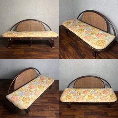 WY14/34 2人掛けソファ 2P ラタン 籐 布張 ヴィンテージ レトロ