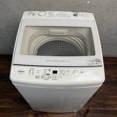 🔷🔶🔷 WY14/33 AQUA アクア 全自動洗濯機 AQW-GV70J 2021年製 上開き 7kg ホワイト ジェルボールコース 3D ホワイト ※動作確認済〇🔷🔶🔷