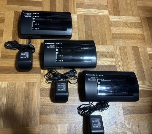Panasonic ニッケル水素電池・ニカド電池充電器 BQ-560   3台セット1台でも可能です♪