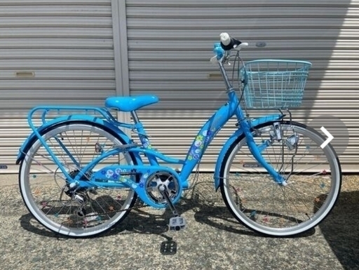 【新品★未使用】子供自転車　6段変速　24インチ　ブルー