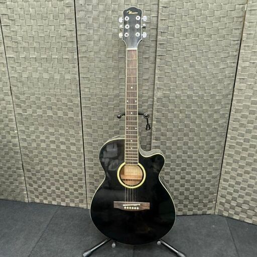 Mavis メイビス MEA-550/BK エレアコ エレクトリックアコースティックギター 黒