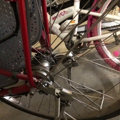 10/14まで【保証・説明書なし】【※要修理】子乗せ(前)付き電動アシスト自転車 ブリジストン Angelino Assista 