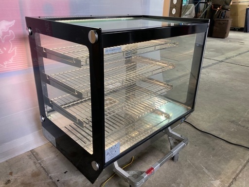 （1008u1）JCM 卓上型ホットショーケース　JCMSH-77 保温ケース　2021年製　角型　業務用　動作品　中古美品　一宮市