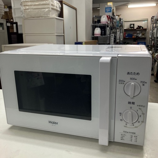 O2410-174 Haier電子レンジ JM-17J-60 2023年製 通電確認済み 中古