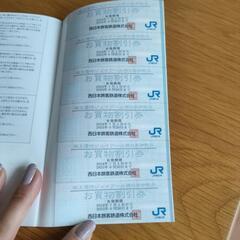 JR西日本　株主優待チケット2枚と優待割引券冊子